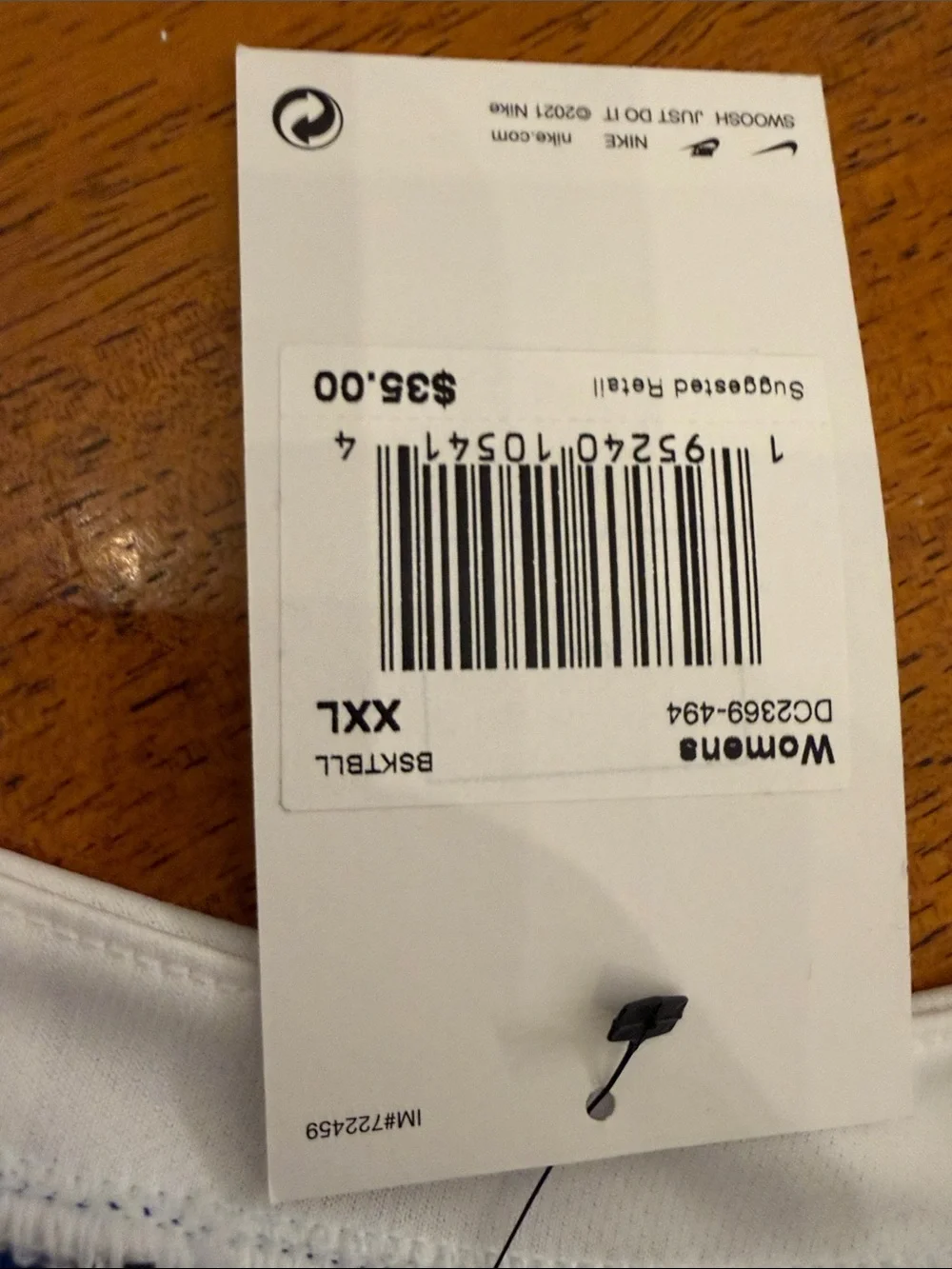 Nike tank top blue xxl women